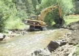Stream renovation activity in Bear Creek at O'Fallon Park