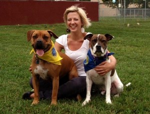 Scooter and Rosie Two Adopted Dogs